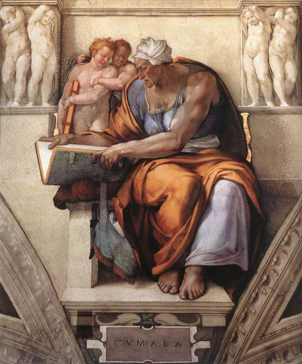 michelangelo sibilla cumana