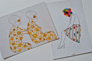 the drawing set of cards